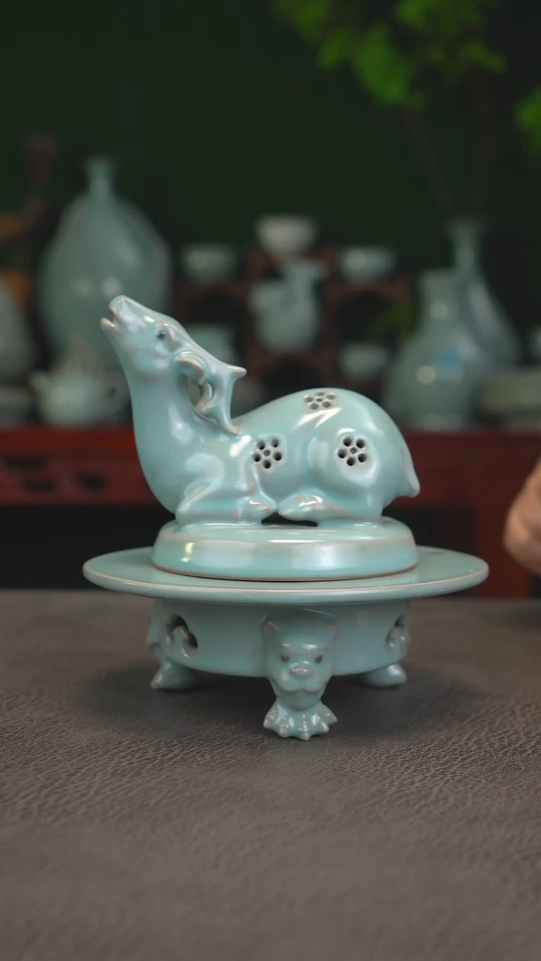 扫地僧纯手工梅花熏香炉二级品有瑕福利简包~帆