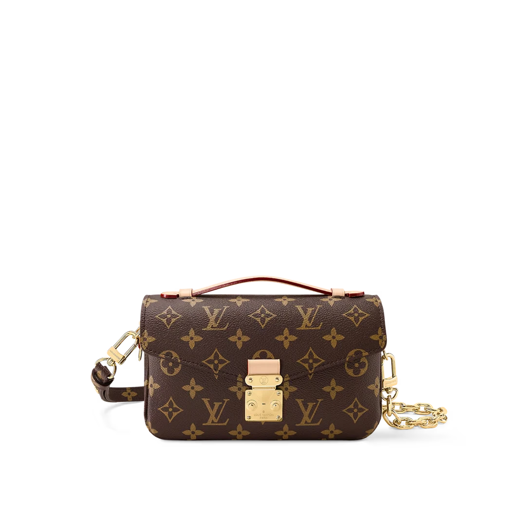 未使用 LouisVuitton/路易威登 POCHETTE MÉTIS 老花小邮差单肩包