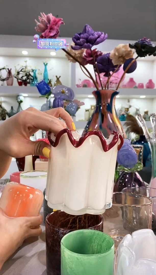 星**海慕忆家手作琉璃花瓶微瑕