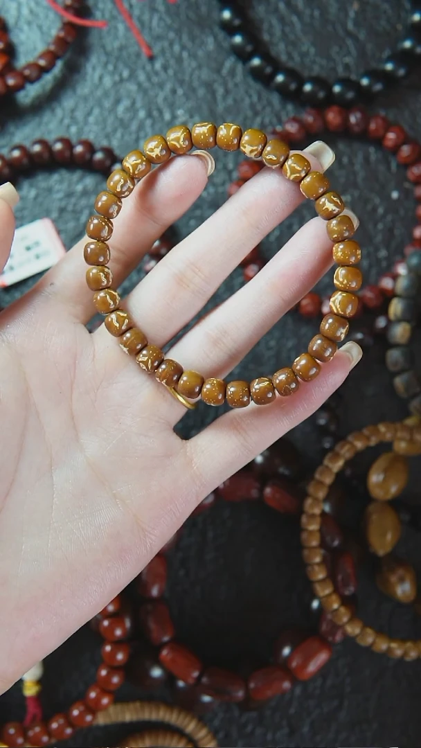 手串紫金鼠泡*SG011 实心紫金鼠囧脸单圈手串