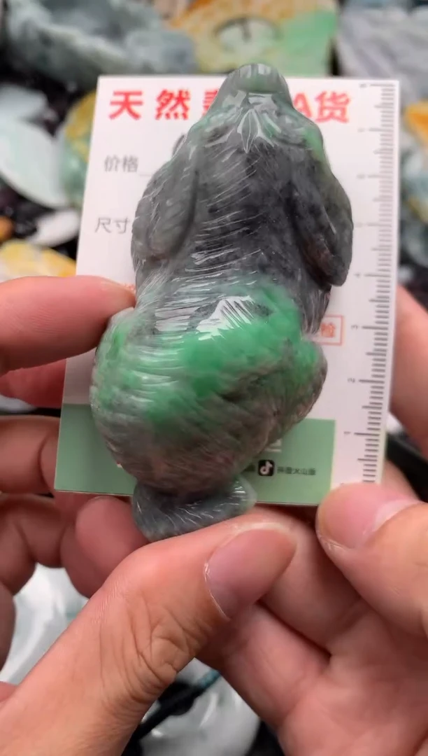 翡翠未镶嵌吊坠(不含链)1