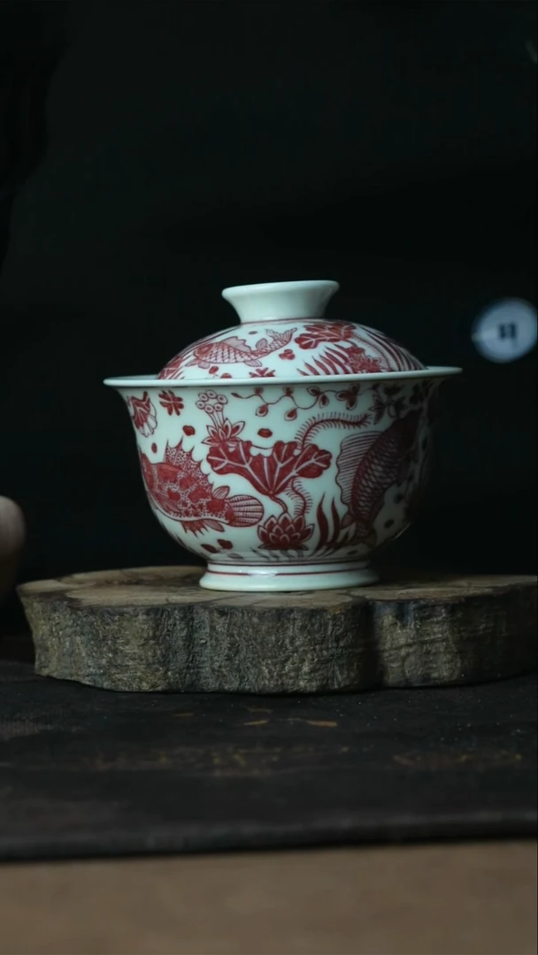 【闪购商品】杯景德镇正绎堂全釉里红