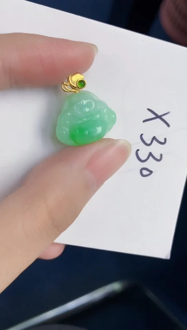 颈饰未镶嵌翡翠天然翡翠缅甸A货