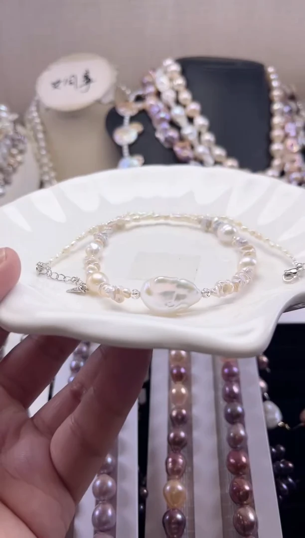 未镶嵌项链淡水珍珠【纯恬珠宝】