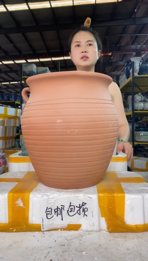 宜兴紫砂粗陶花盆24/31