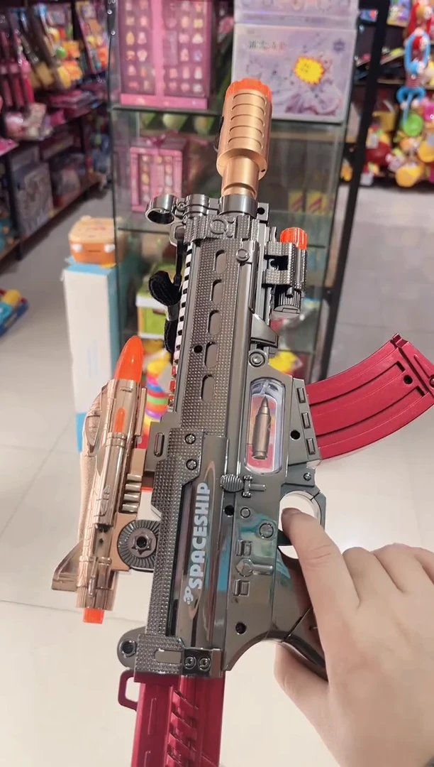 塑料声光音乐喷雾枪3892