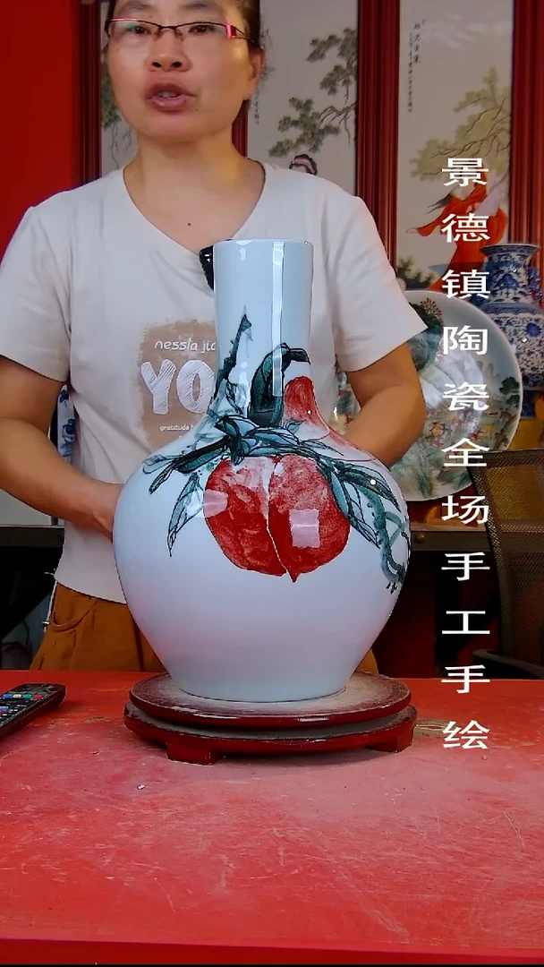 摆件景德镇陶瓷 全场手工手绘