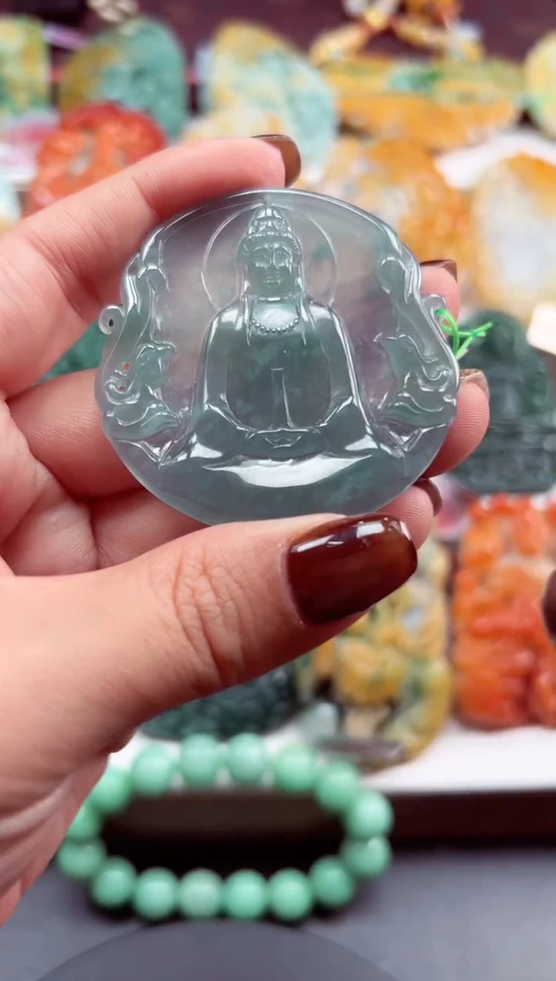 吊坠(不含链)未镶嵌翡翠5