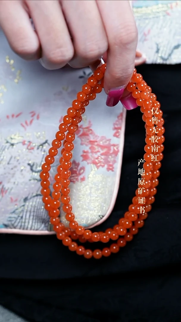 【闪购商品】南红玛瑙手串未镶嵌保山@@SCBS多-5m高光手工