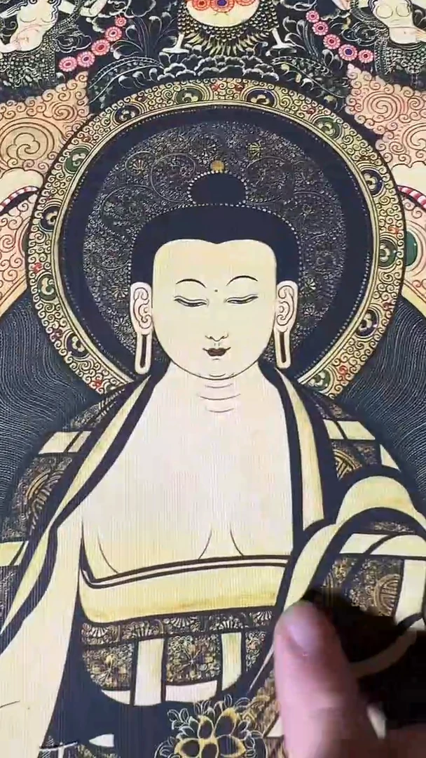 卷轴画藏式珍藏彩绘艺术馆1