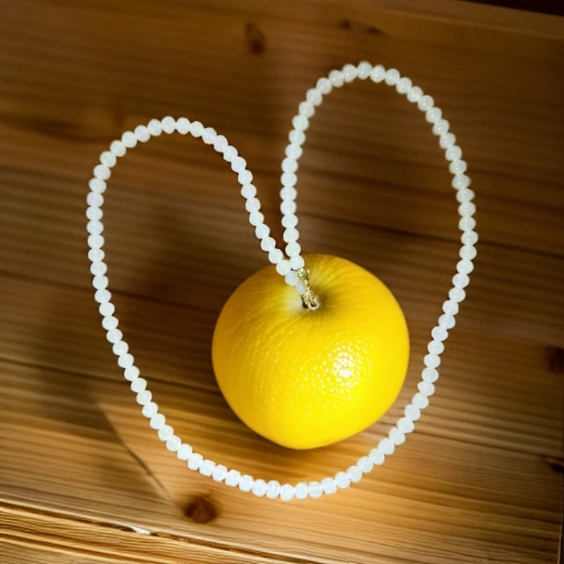 【大师甄选】山流水和田玉卡6mm108女王长款妈妈