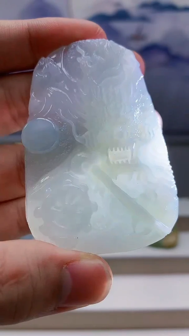 未镶嵌定制翡翠4852bb-毛货挂件27