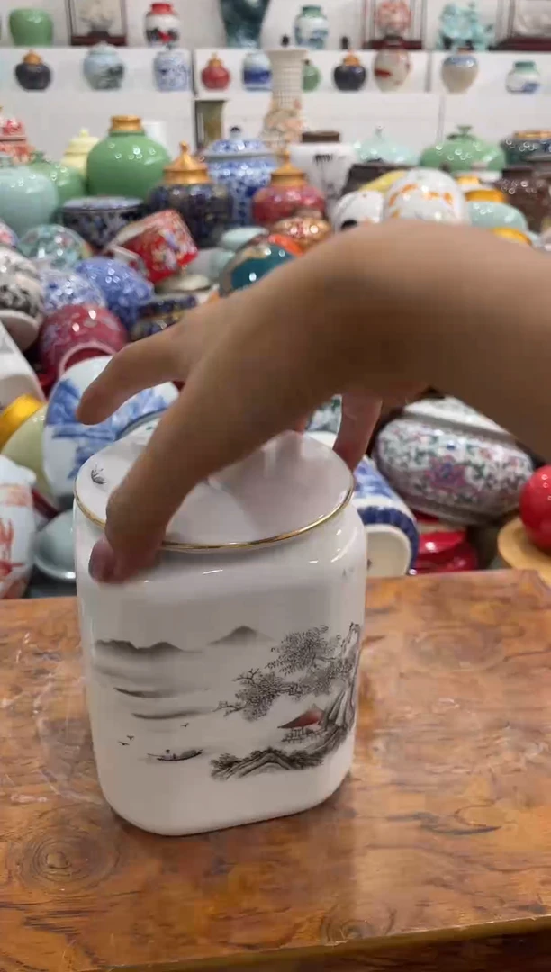 摆件茶叶罐密封罐储藏柜