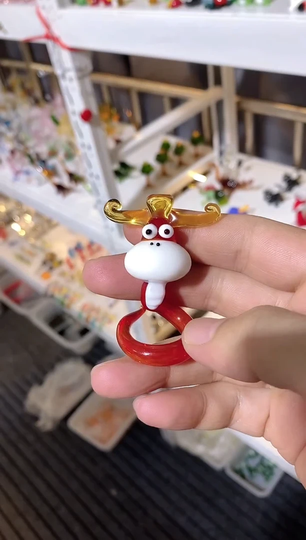 手工艺品琉璃S***苗官帽蛇