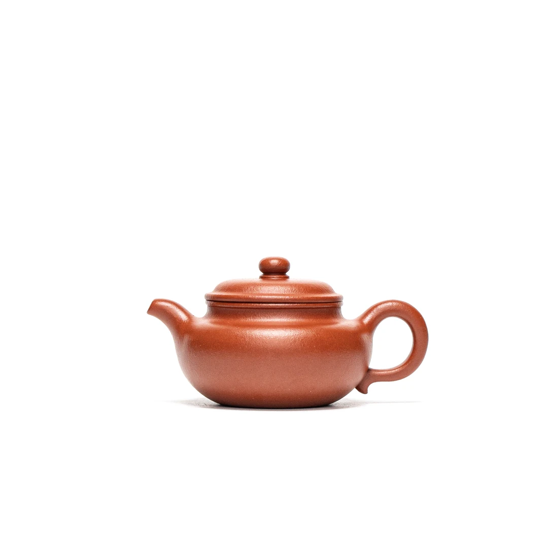【亘古】《仿古》精工半手 降坡红泥 150cc 手工紫砂茶壶
