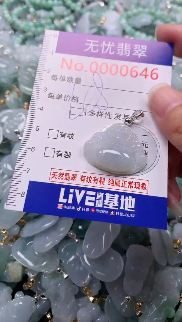 颈饰未镶嵌翡翠646