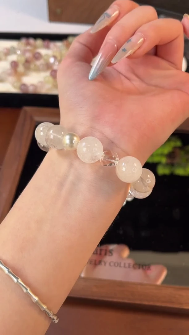 未镶嵌手串水晶