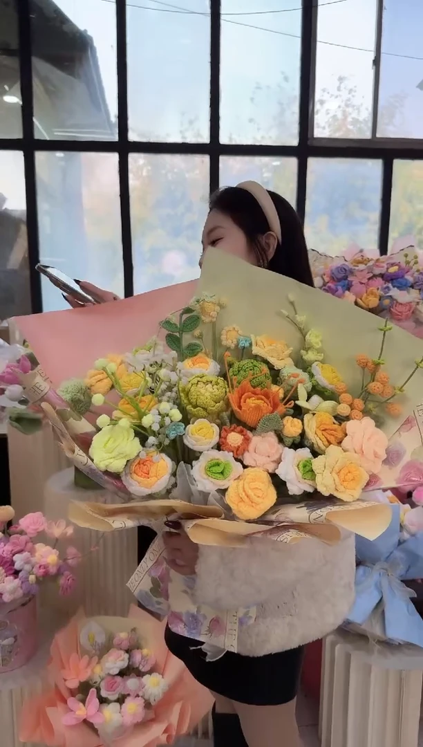 非遗手工定制花束，孤品清仓！两个