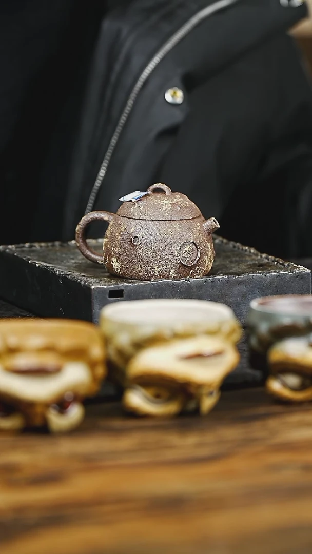 【闪购商品】紫砂茶杯18号 瑕疵 紫砂柴烧
