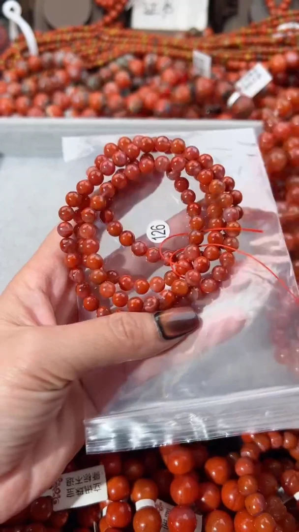 【闪购商品】南红玛瑙手串未镶嵌6+