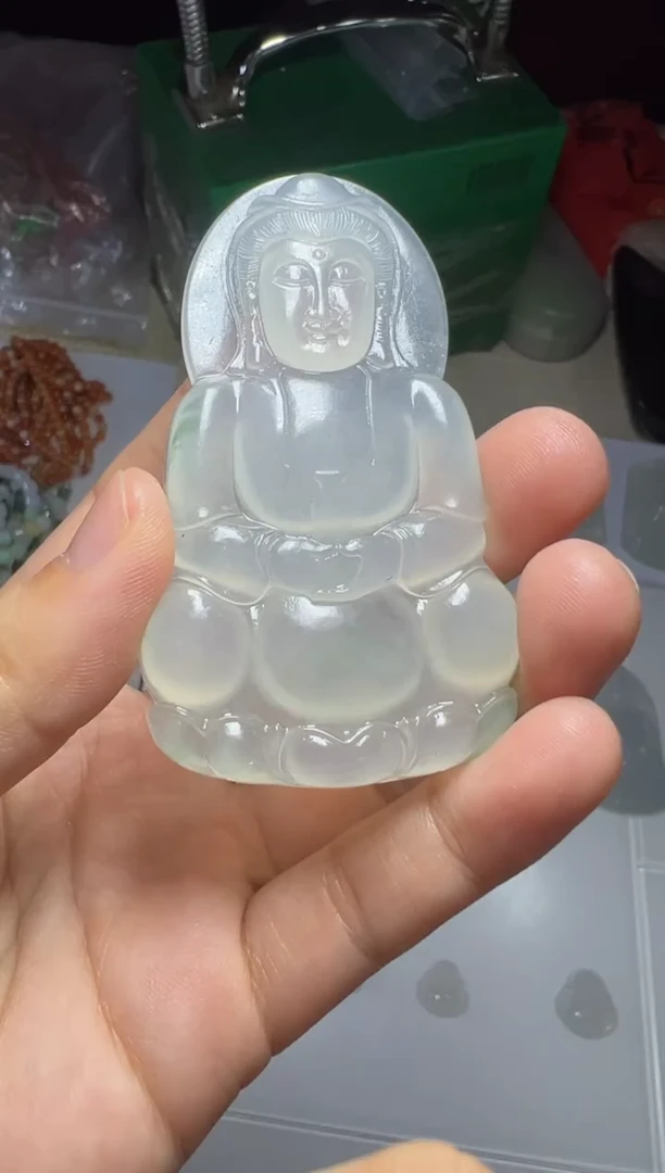 未镶嵌定制翡翠观音
