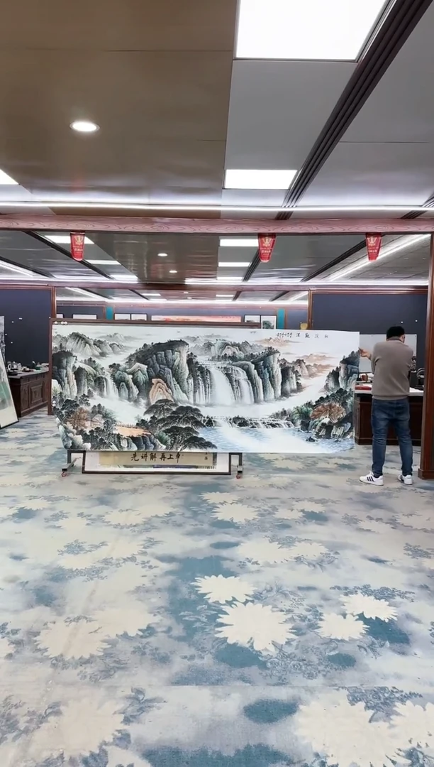 【闪购商品】绘画z邵明义-山水国画-大丈二