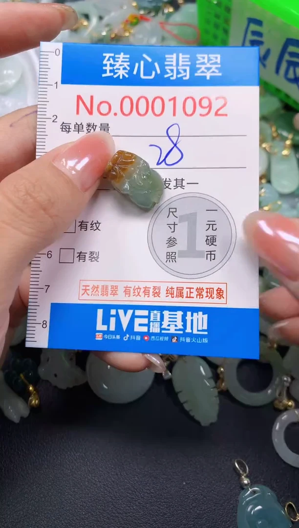 颈饰未镶嵌翡翠1092