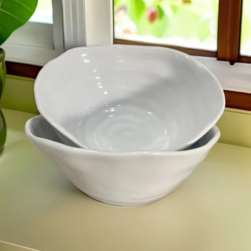 异型螺纹釉下陶瓷6.5英寸水果沙拉碗汤碗 002正品款满18.9包邮