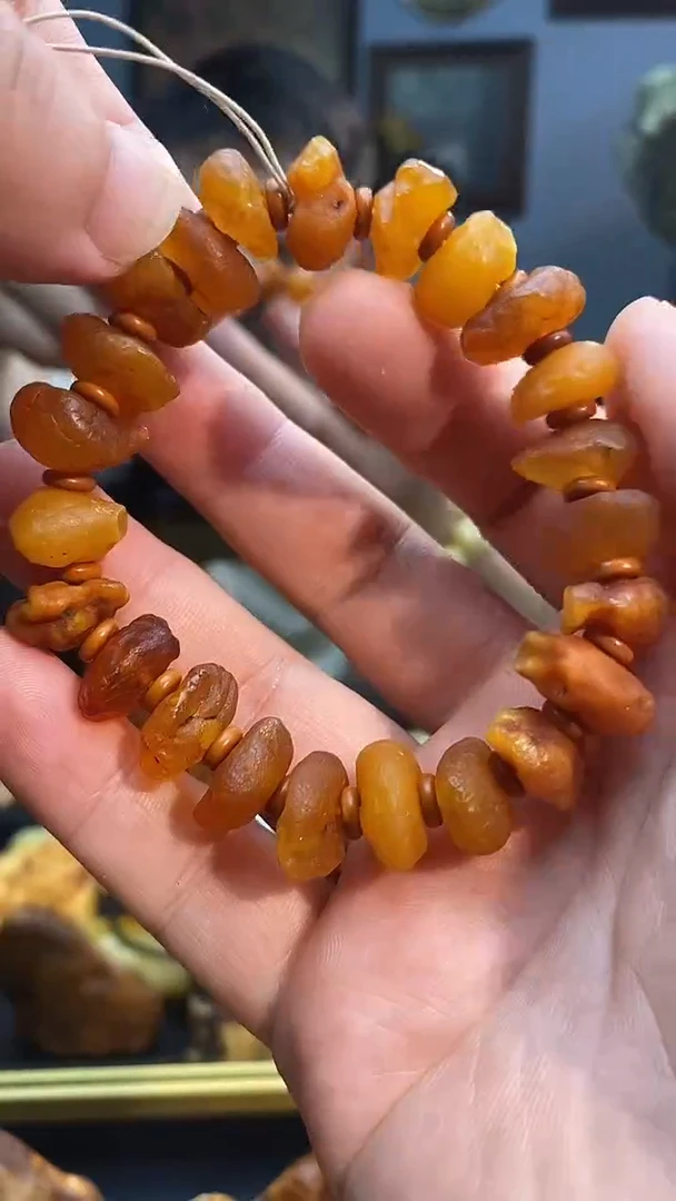 手串琥珀未镶嵌手串