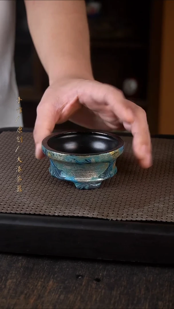 690大漆小康茶器