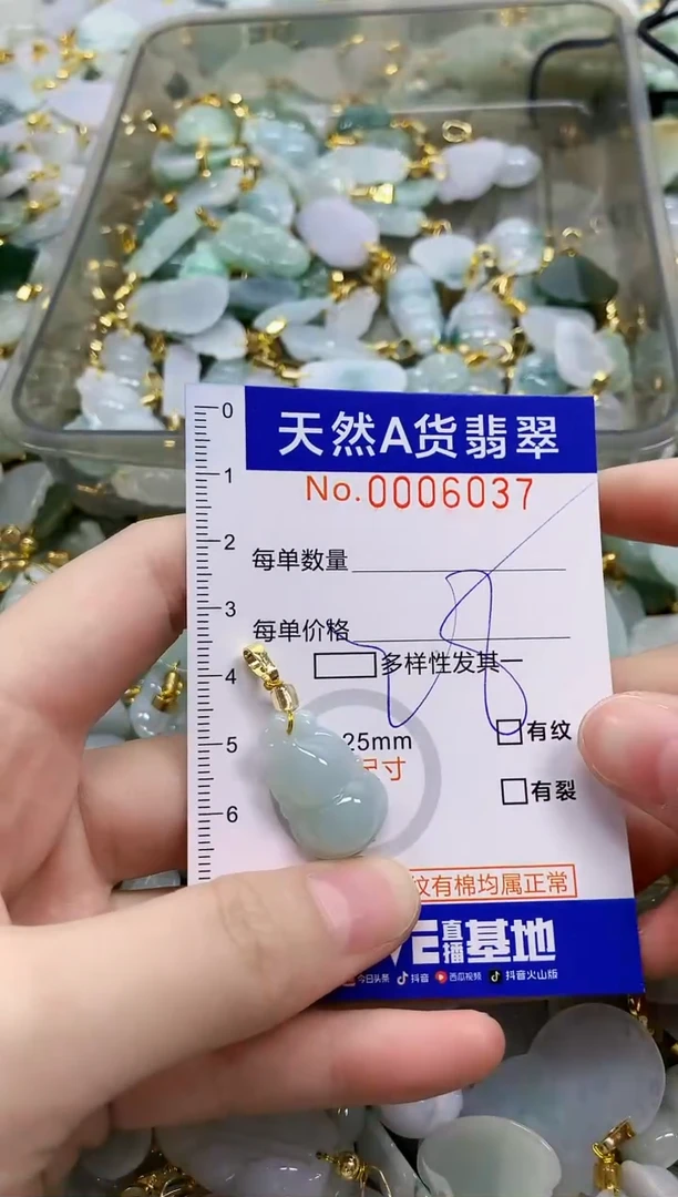 颈饰未镶嵌翡翠天然A货翡翠