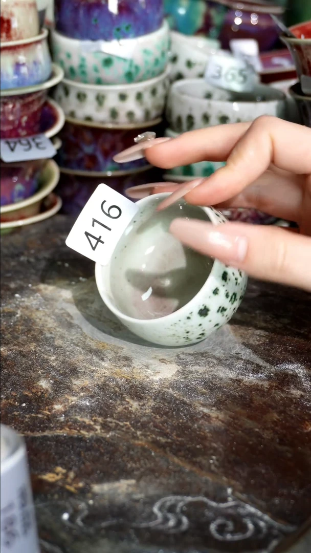 摆件精品窑变钧瓷茶器