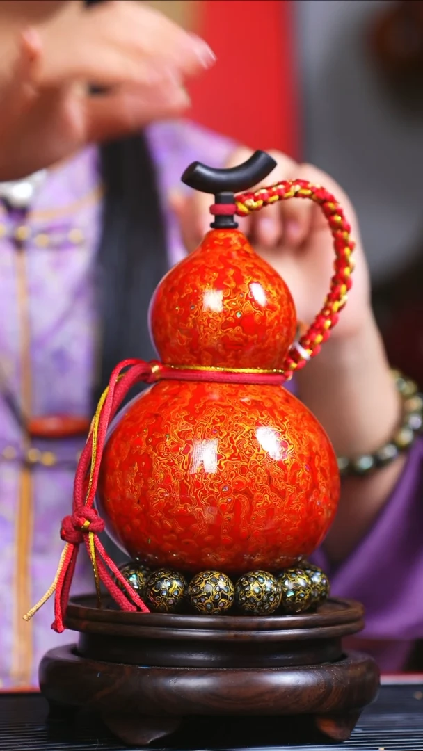 【闪购商品】JM085过年礼臻选大漆酒葫芦