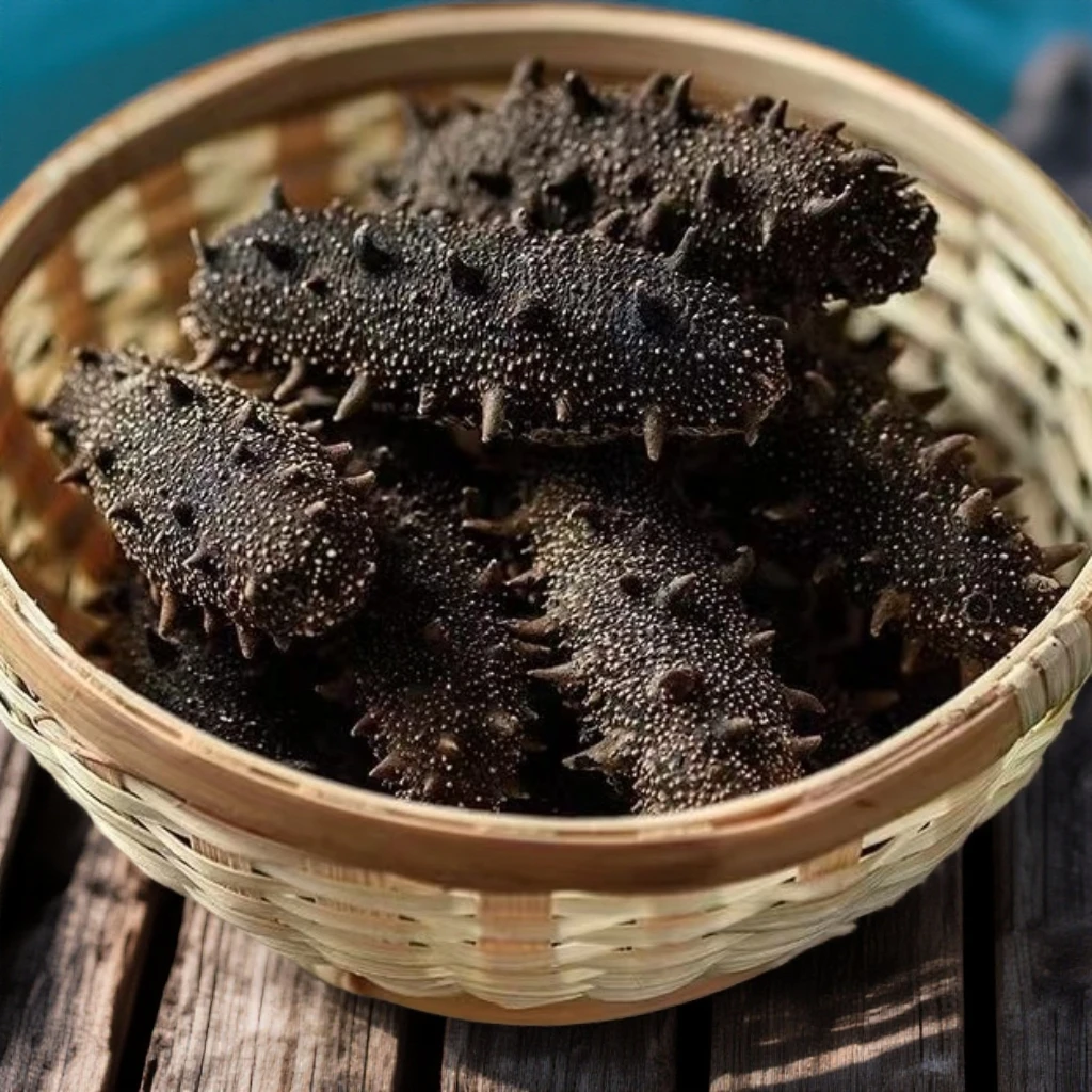 大连瓦房店深海刺身传统日晒海参120—140头500克老人孩子孕妇