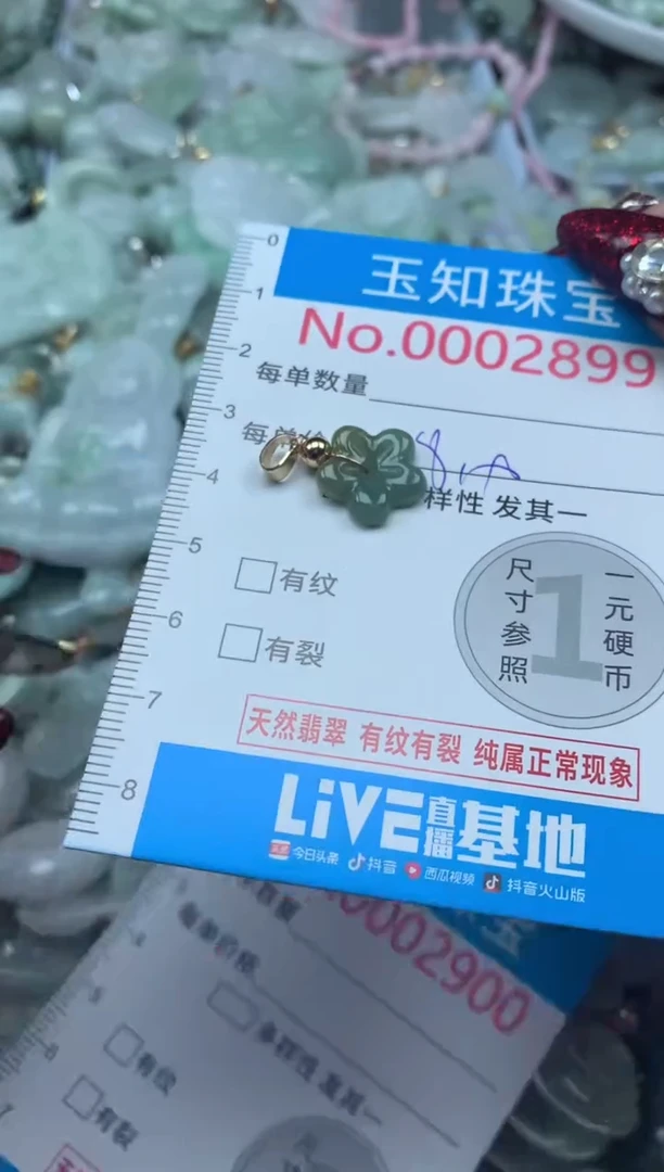 吊坠(不含链)未镶嵌翡翠2899