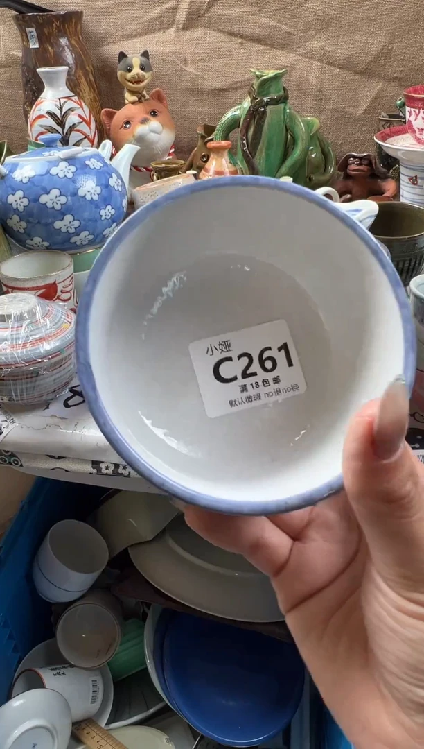 W*回流瓷器，默认微瑕，介意慎拍C261