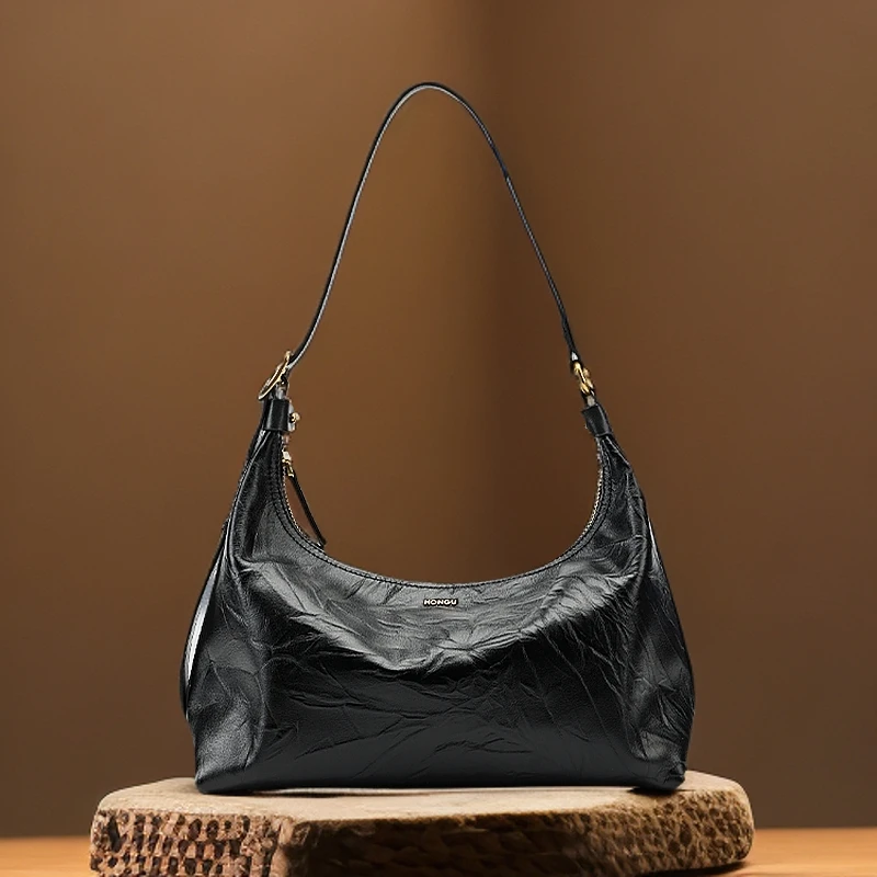 HONGU/红谷简约个性腋下包