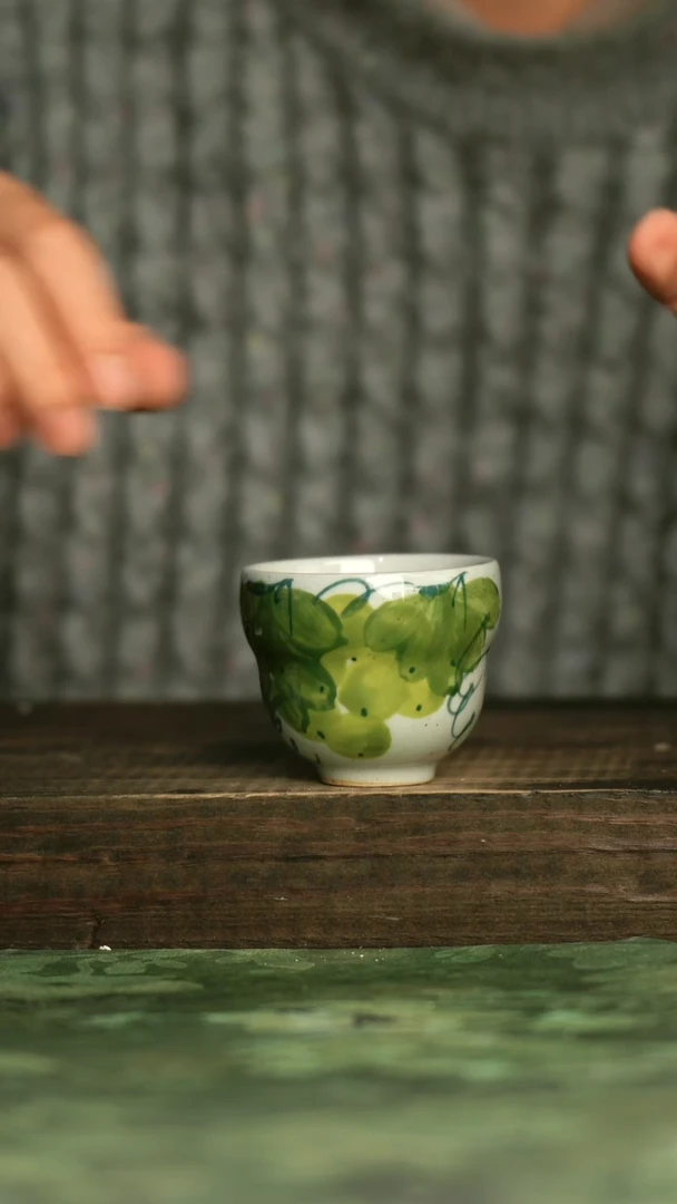 瓷器青诗集手工手绘瓷器