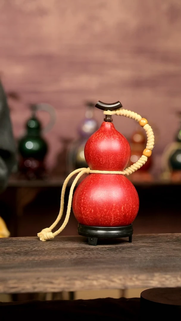 478号中药煮色  ml左右 大漆葫芦水壶/酒壶 一物一拍