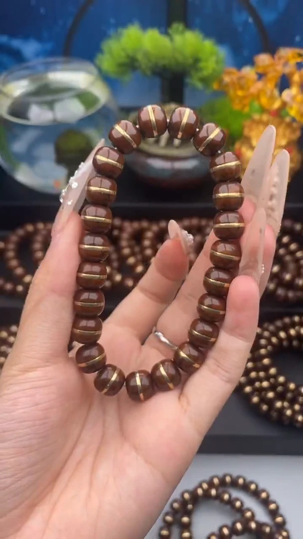 紫金鼠手串紫金鼠一线天二代9号