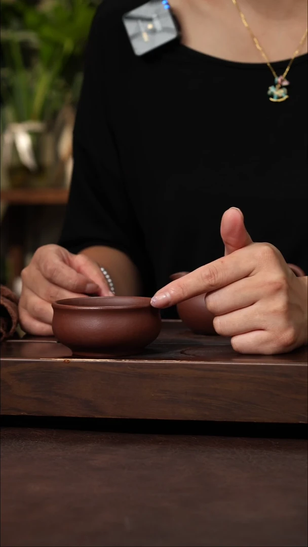 茶壶紫砂底槽清普洱杯