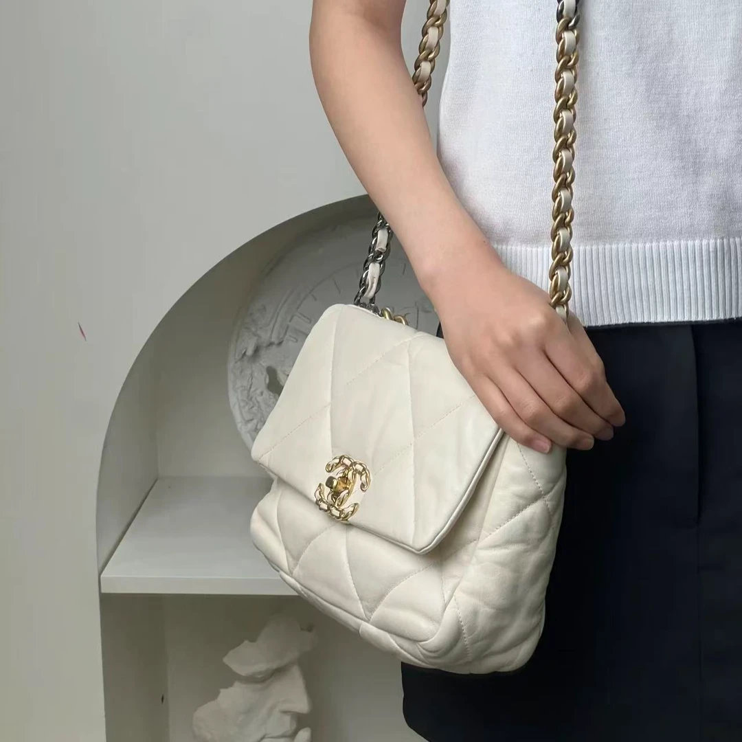 99新 Chanel/香奈儿 19bag小号白金单肩包/甄选