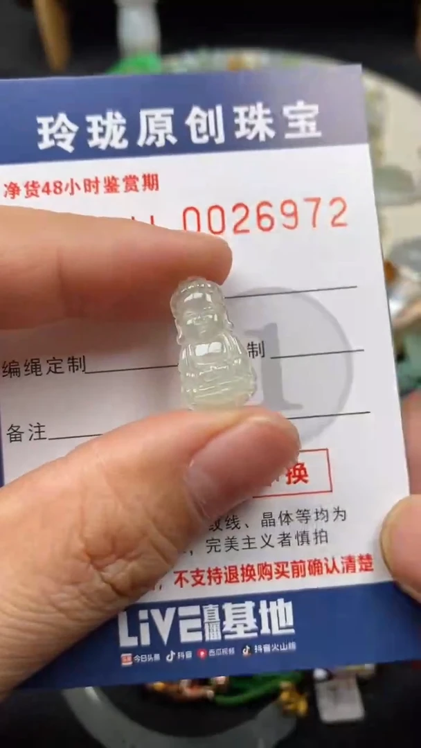 【闪购商品】翡翠颈饰未镶嵌翡翠净货26972
