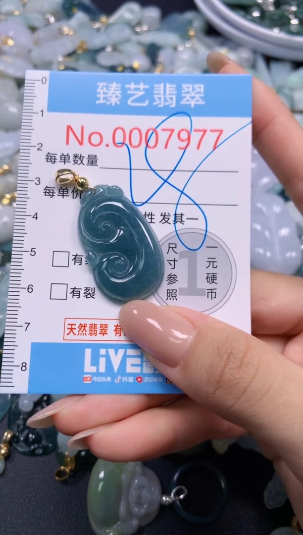 颈饰未镶嵌翡翠7977