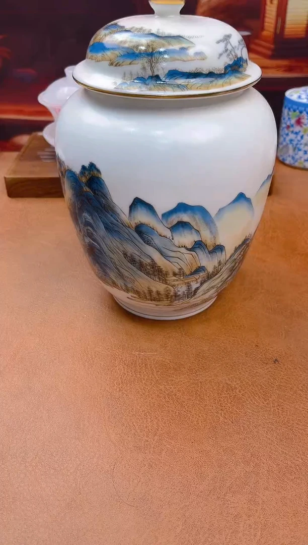 陶瓷茶具摆件旅行套组