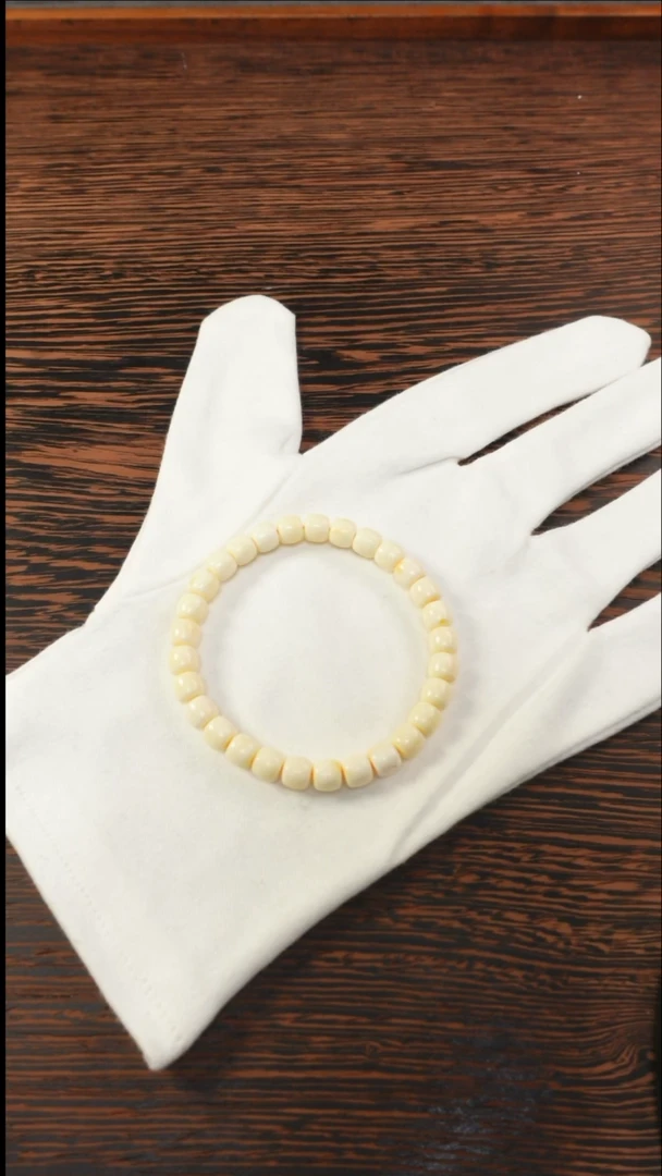 【闪购商品】蜜蜡手链未镶嵌2529/7mm白蜡手串