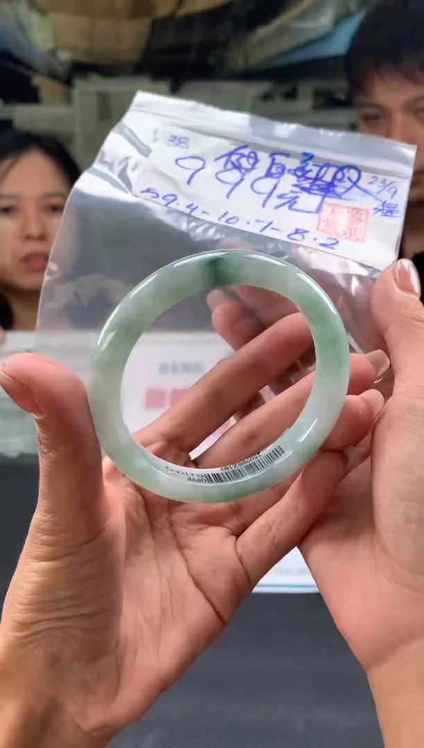 未镶嵌手镯翡翠健**好翡翠手镯 下单联系小耳机#38