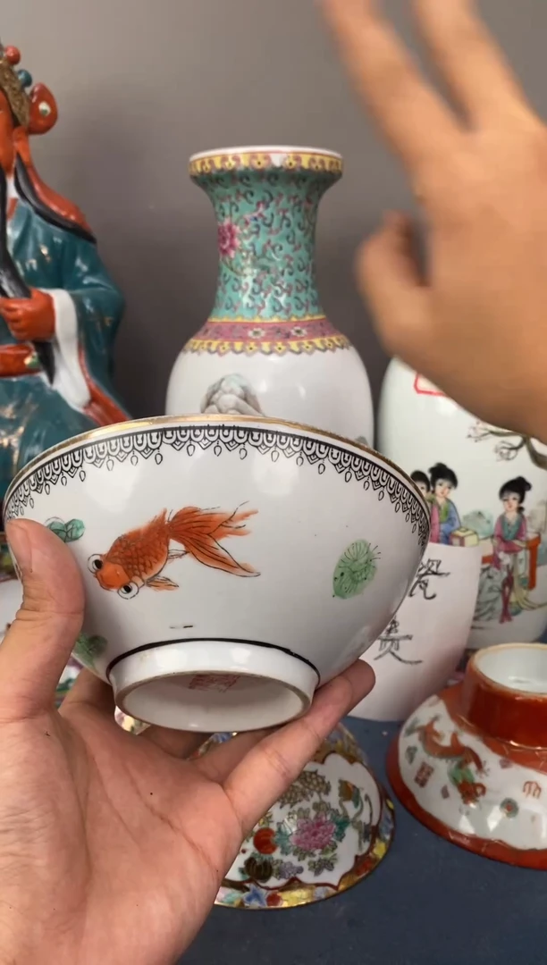 摆件567老厂瓷微瑕慎拍（已开价）