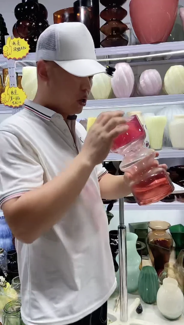 双色渐变花瓶微瑕介意勿拍