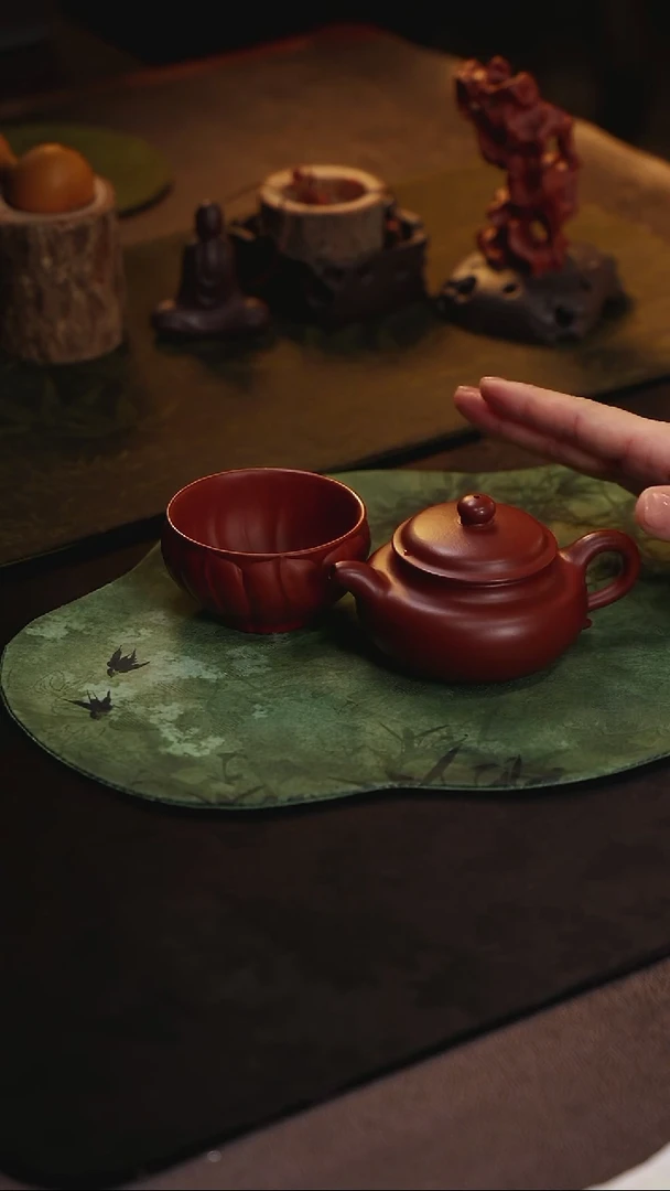 茶壶紫砂朱泥大红袍仿古